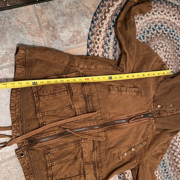 Free People Surplus Future Parka In Olive Night Size Small NWT - Picture 13 of 16